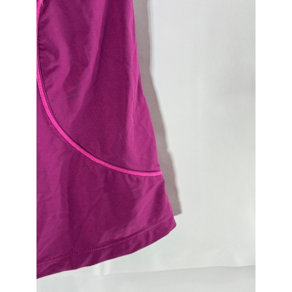 ATHLETA Women's Raspberry Energy Fitness Scoop-Neck Tank Top SZ S