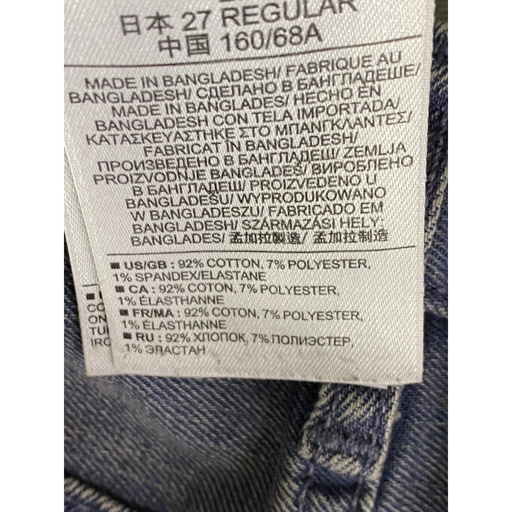 GAP Women's Blue Michigan 1969 Denim Always Skinny Five-Pocket Regular Jean SZ27