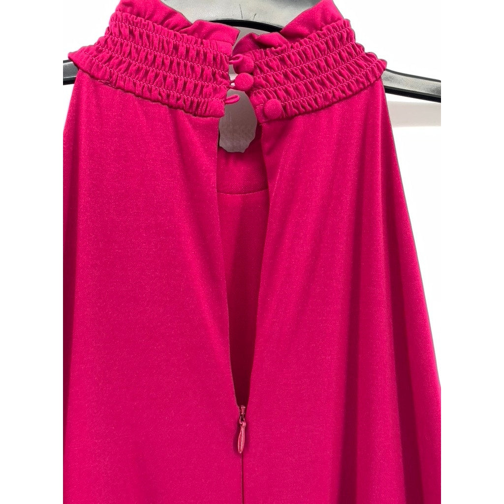 INC INTERNATIONAL CONCEPTS Women's Pink Halter Sleeveless Jumpsuit SZ M