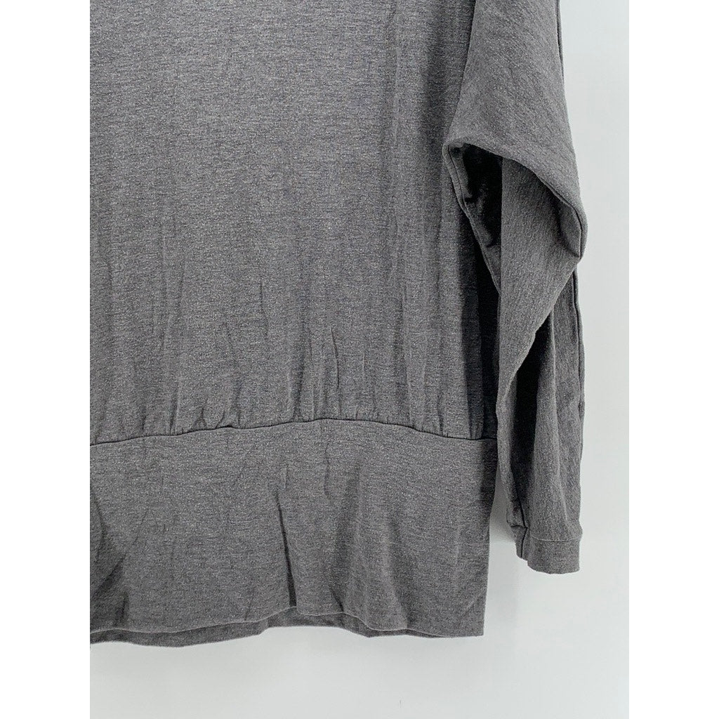 TWELVE BY TWELVE Women's Gray Turtleneck Long Sleeve Sweater Dress SZ M
