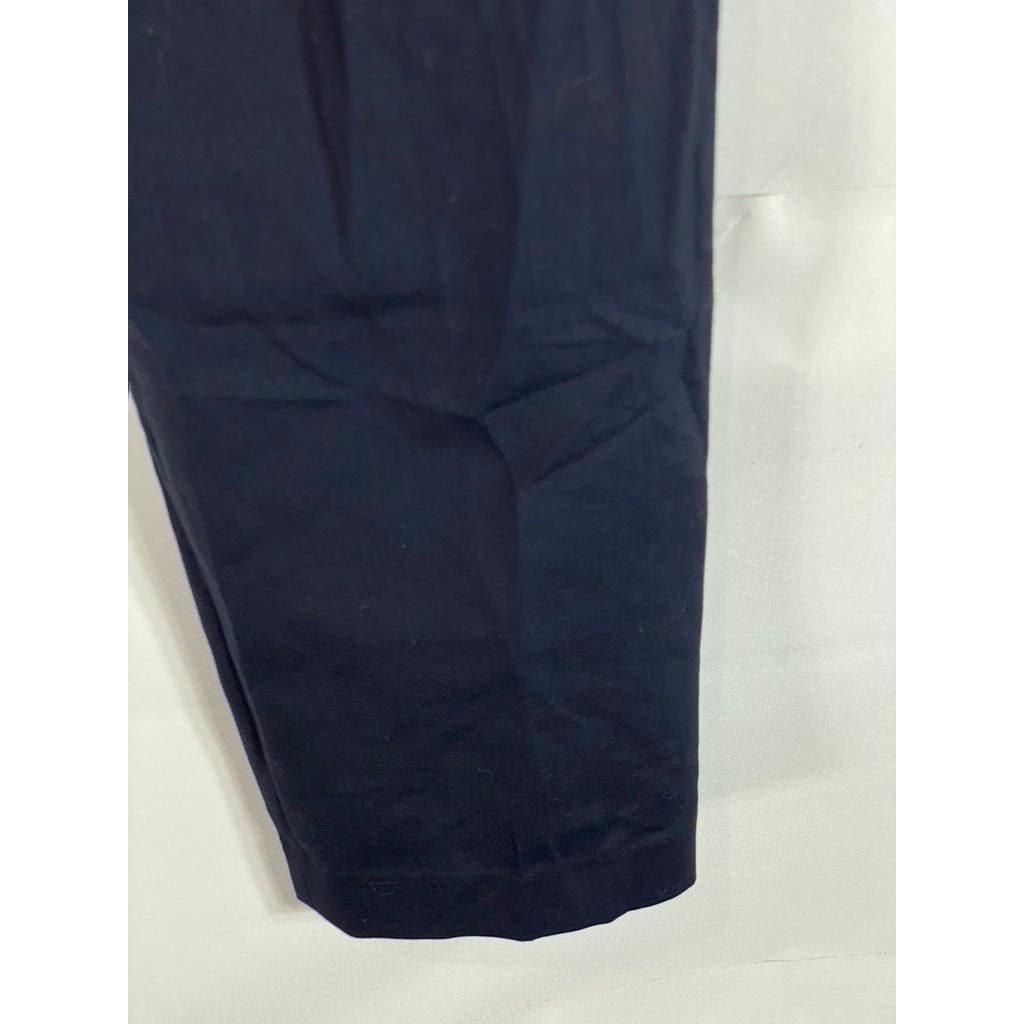 J. CREW Men's Navy Ludlow Slim-Fit Flat Front Stretch Wool Suit Pants SZ 29X32