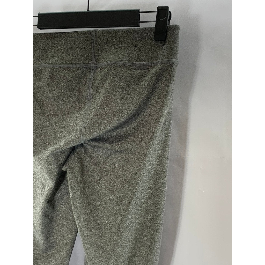 UNDER ARMOUR Women's Charcoal Light Heather ColdGEAR Pull-On Leggings SZ S