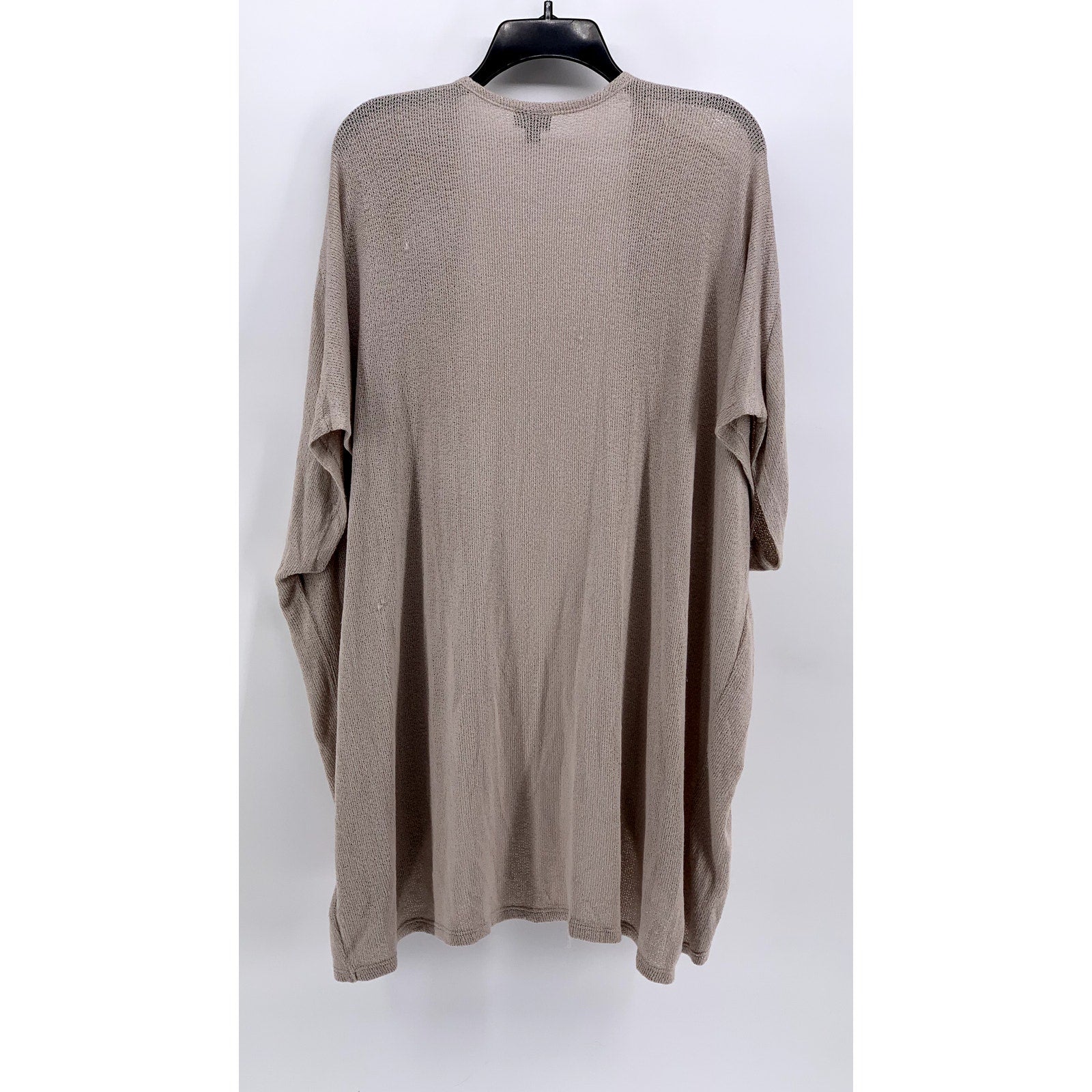 TORRID Women's Plus Beige Short Sleeve Cocoon Open-Front Cardigan SZ 2