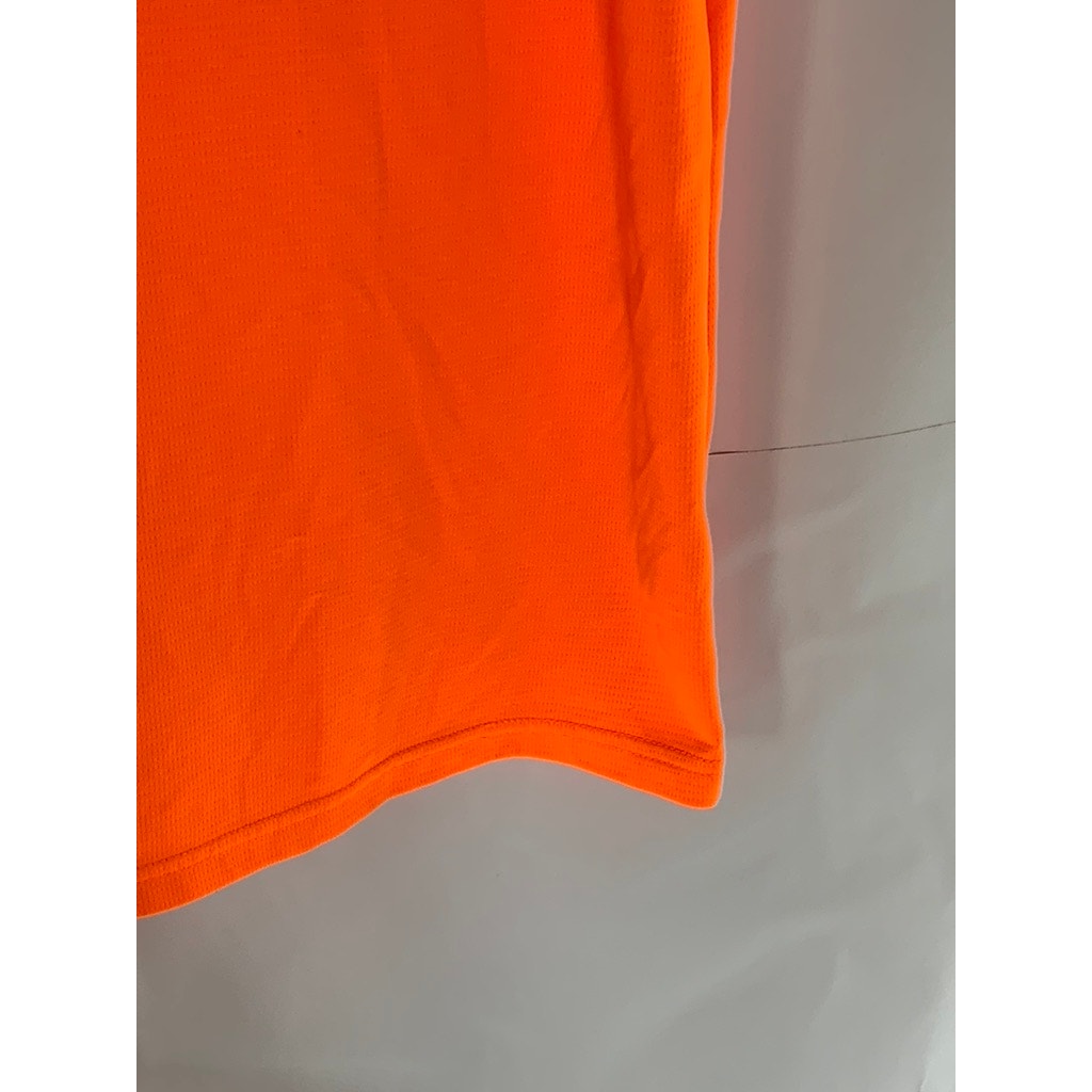 UMBRO Women's Orange/White Custom Crewneck NYC Soccer Short Sleeve Jersey SZ M