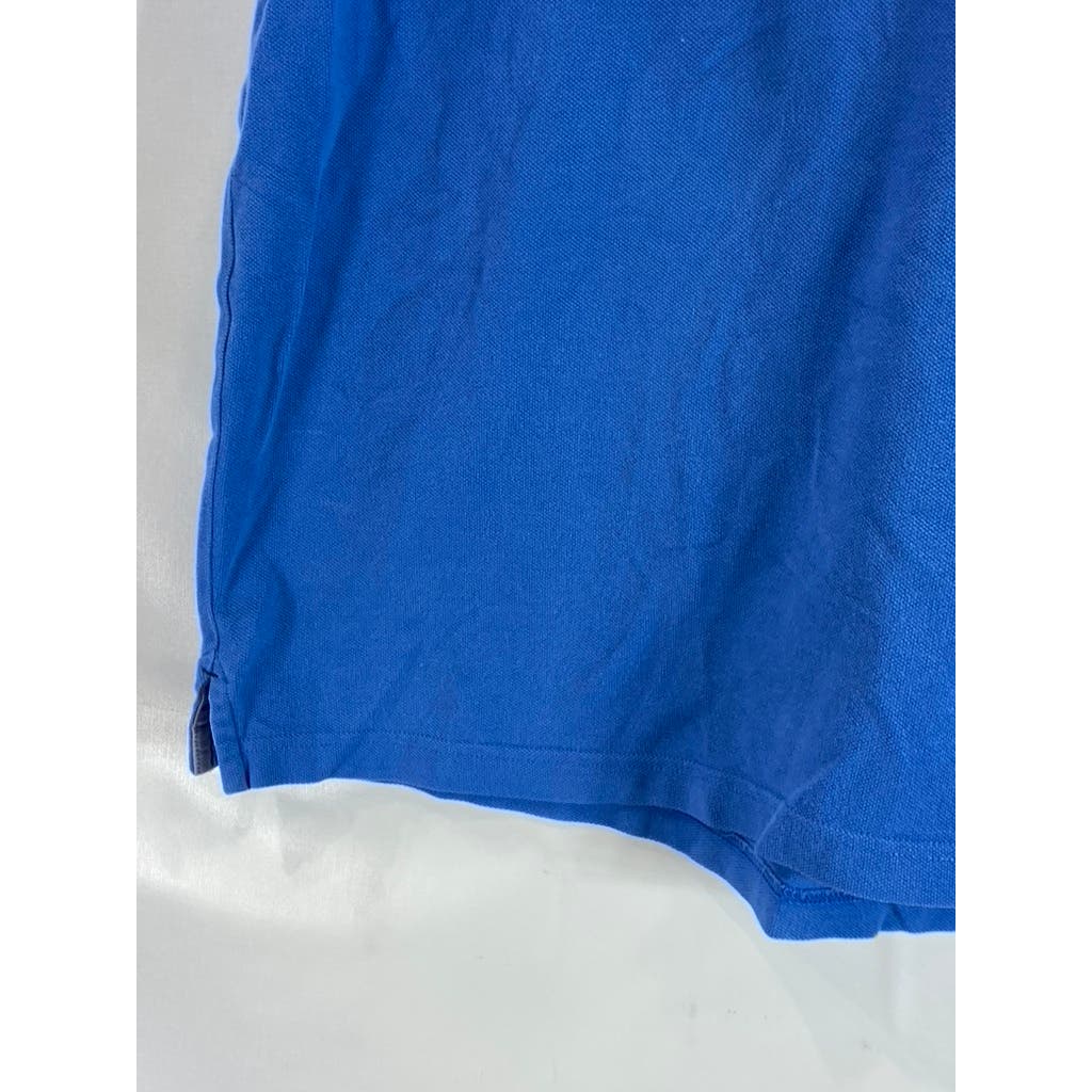 TOMMY HILFIGER Men's Federal Blue Custom-Fit Short Sleeve Polo Shirt SZ XL