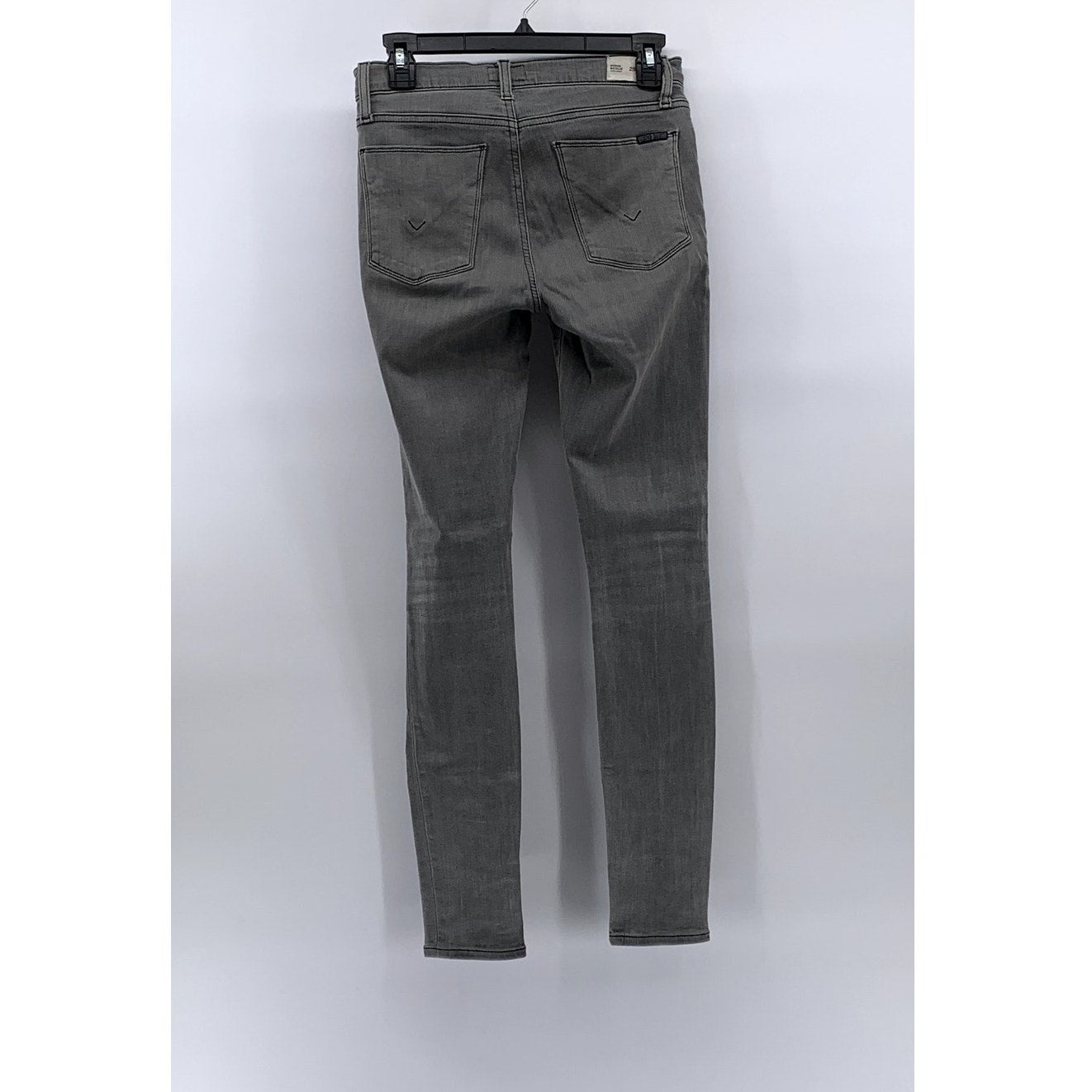 HUDSON Women's Light Gray Denim Super Skinny Midrise Natalie Jeans SZ 25