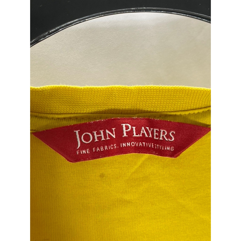JOHN PLAYERS Men's Vintage Yellow Zombies Of Stratosphere Crewneck T-Shirt SZ L