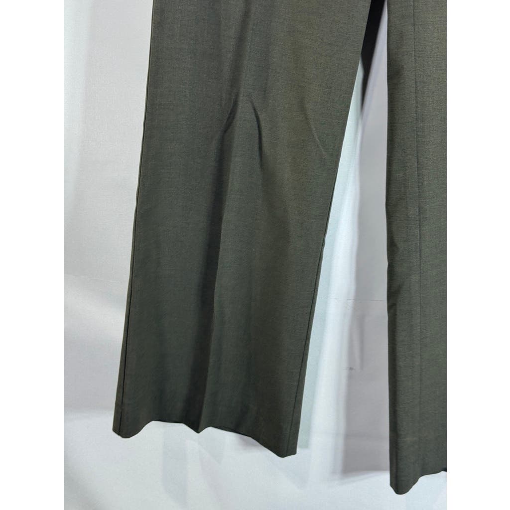 TRINA TURK Women's Gray Pleated Wide-Leg Dress Pants SZ 6