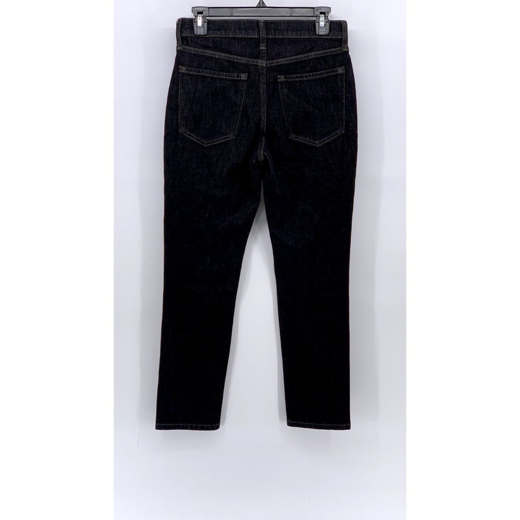 BANANA REPUBLIC Women's Black Wash Denim High-Rise Slim Jeans SZ 27