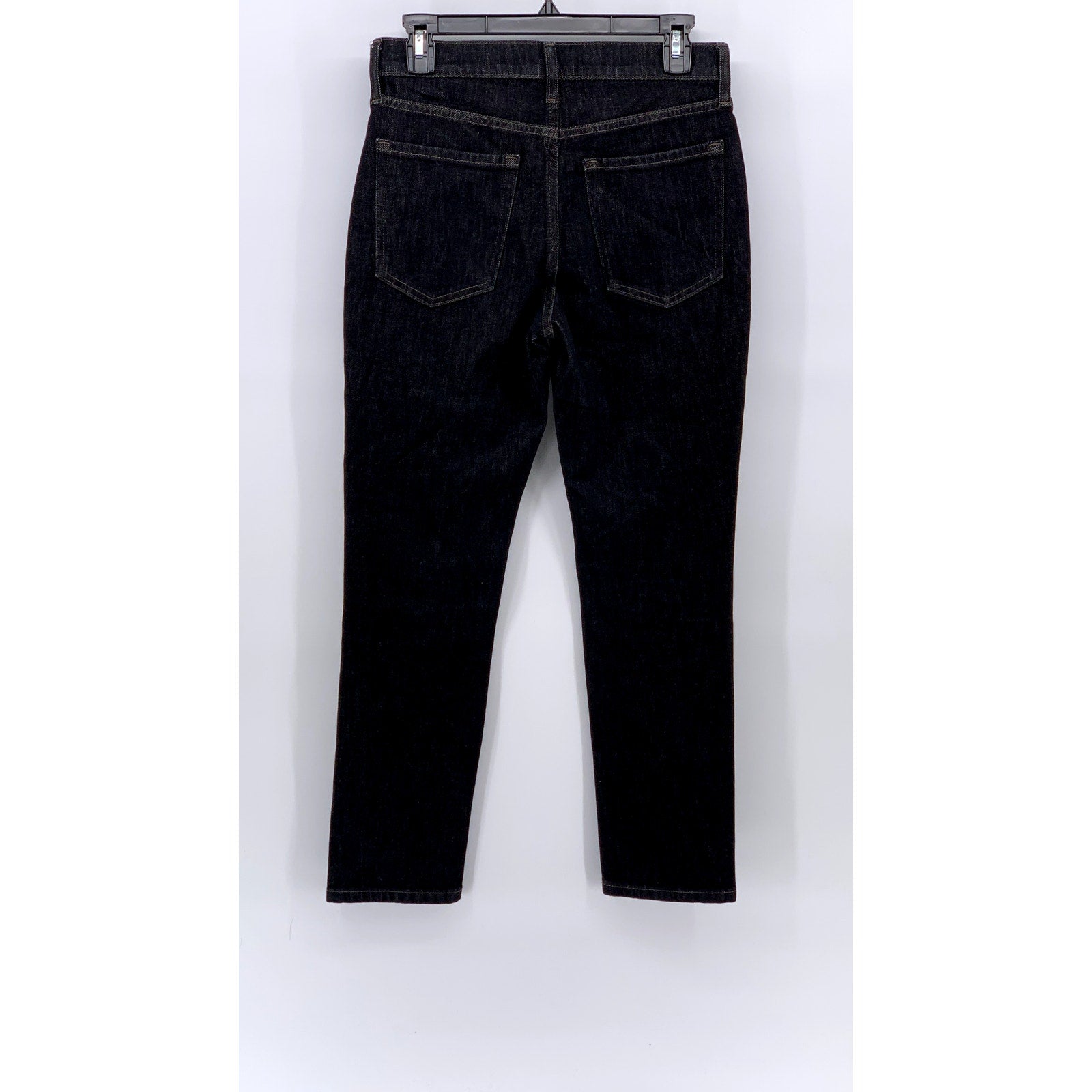 BANANA REPUBLIC Women's Black Wash Denim High-Rise Slim Jeans SZ 27