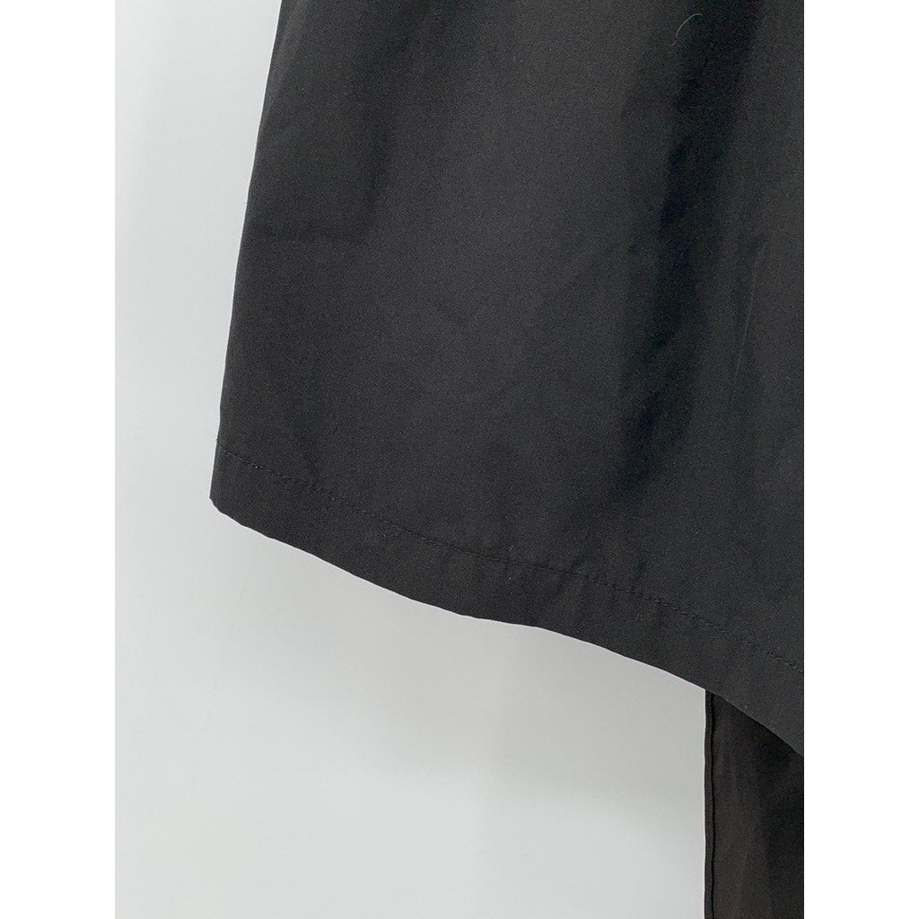 SHEIN Women's Black Solid Pull-On Relaxed Fit Paperbag Shorts SZ S