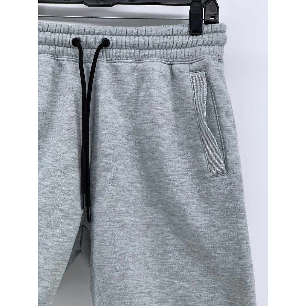 ATHLETEX Men's Gray Solid Casual Sweat Shorts SZ Ma