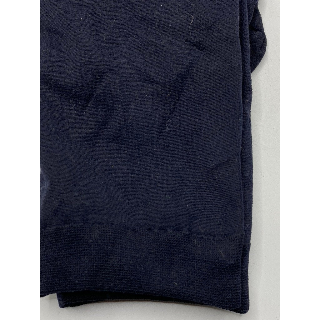 FOOT TRAFFIC Women's Dark Navy Fashion Opaque Trouser Socks SZ OS