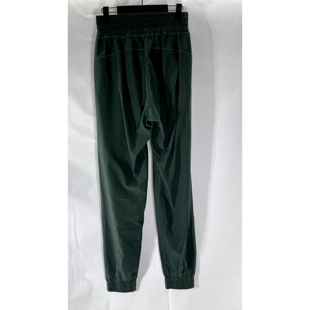 UNBRANDED Women's Dark Green Elastic-Waist Pull-On Jogger Pant SZ S