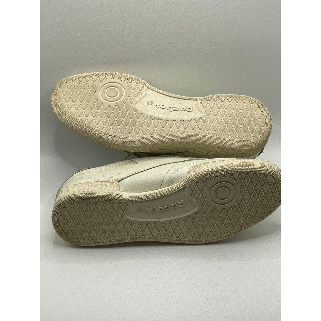 REEBOK Women's Chalk-Blue Classic Club C 85 Vintage Lace-Up Sneakers SZ 6.5