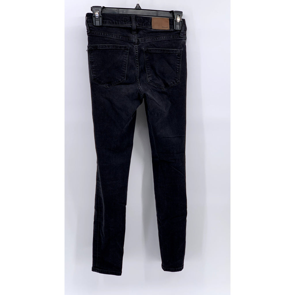 MADEWELL Women's Black Skinny Roadtripper Jeans SZ 25
