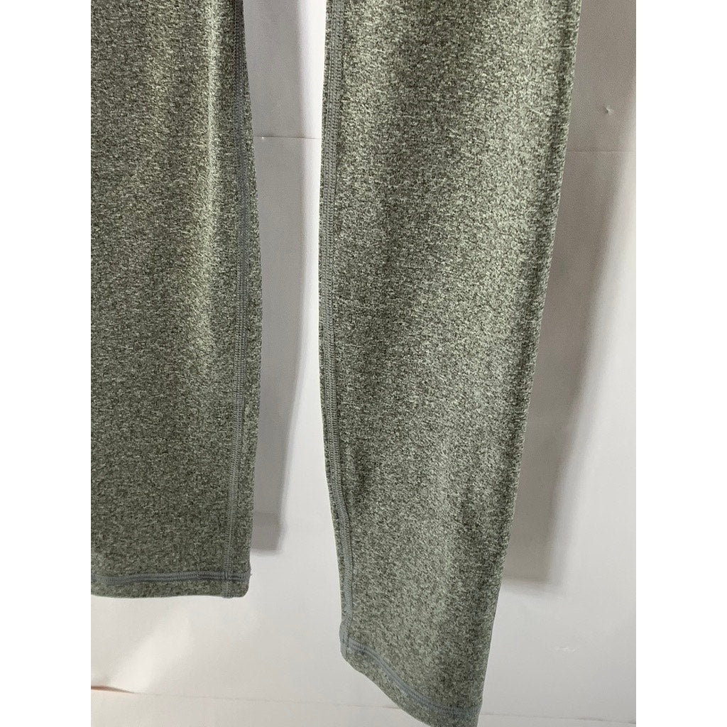 UNDER ARMOUR Women's Charcoal Light Heather ColdGEAR Pull-On Leggings SZ S