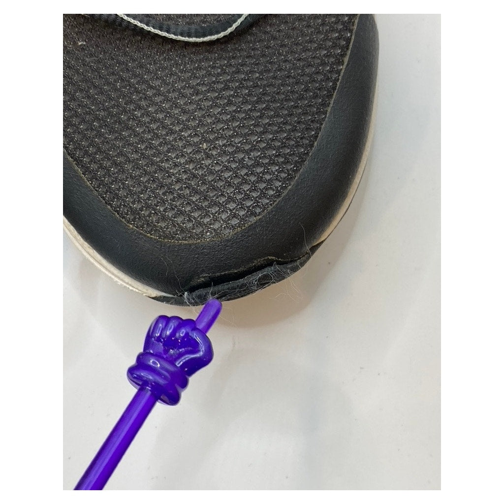 NEW BALANCE Men's Black Mesh Lace-Up Round-Toe Running Active Sneakers SZ 10.5