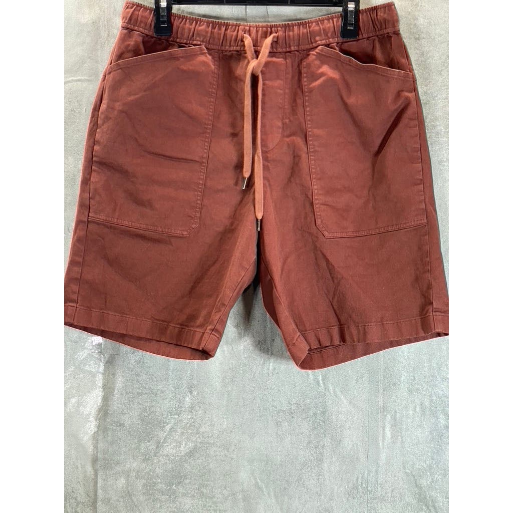 VINCE. Men's Rust Drawstring Pull-On Bermuda Shorts SZ M