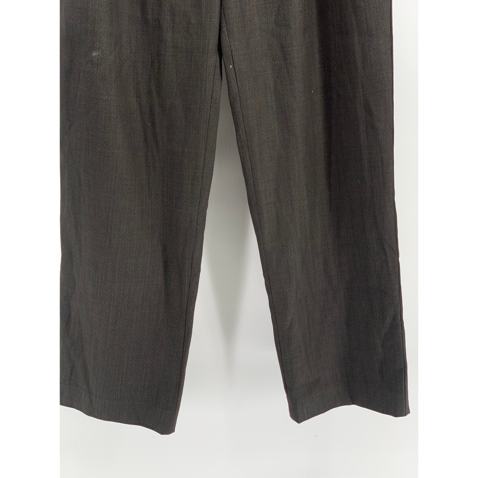 SINACOVA Men's Brown Solid Straight-Leg Regular-Fit Dress Pants SZ 30