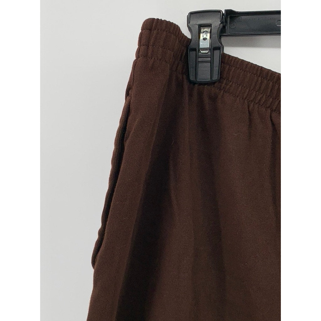 WILD FABLE Women's Brown Casual Relaxed-Fit Pull-On Shorts SZ L