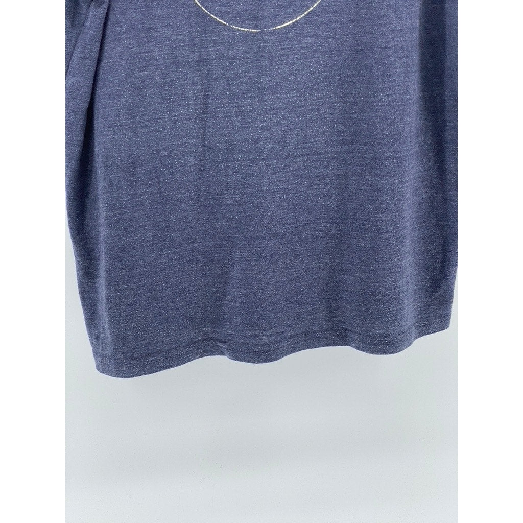 DALLAS COWBOYS Men’s Navy Heather Blue Crewneck Graphic NFL Team T-Shirt SZ L