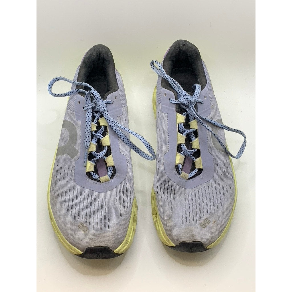 ON Women's Purple-Green Mesh Cloudmonster Sneakers SZ 8