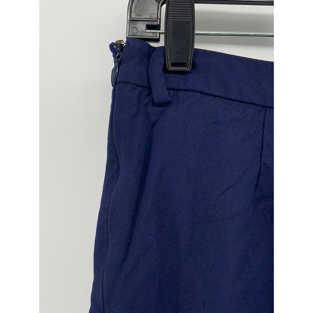 A.P.C RUE MADAME PARIS Women's Navy Straight-Leg Pants SZ 38(USM)