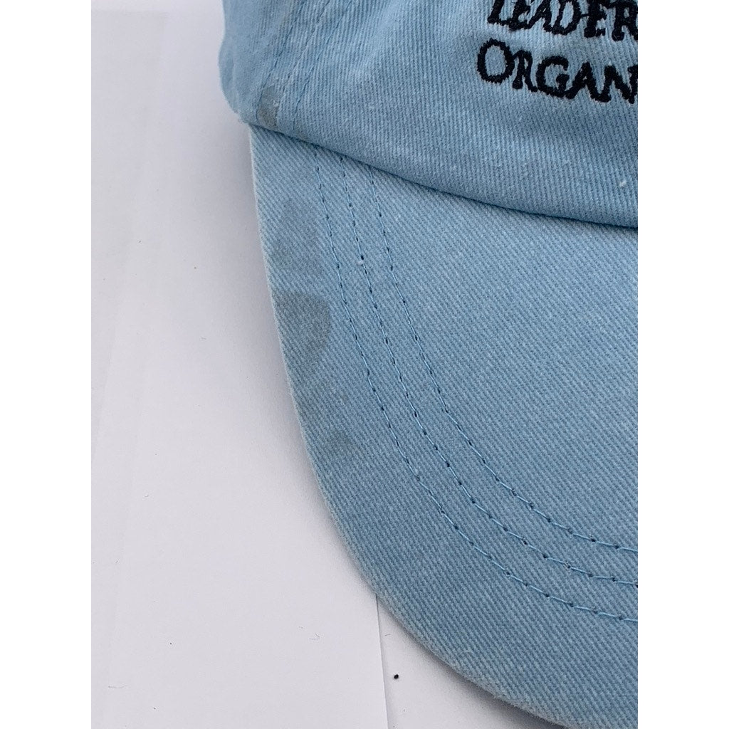 RH SLIDEBACK Unisex Adult Light Blue Embroidered Logo Adjustable Hat SZ OS