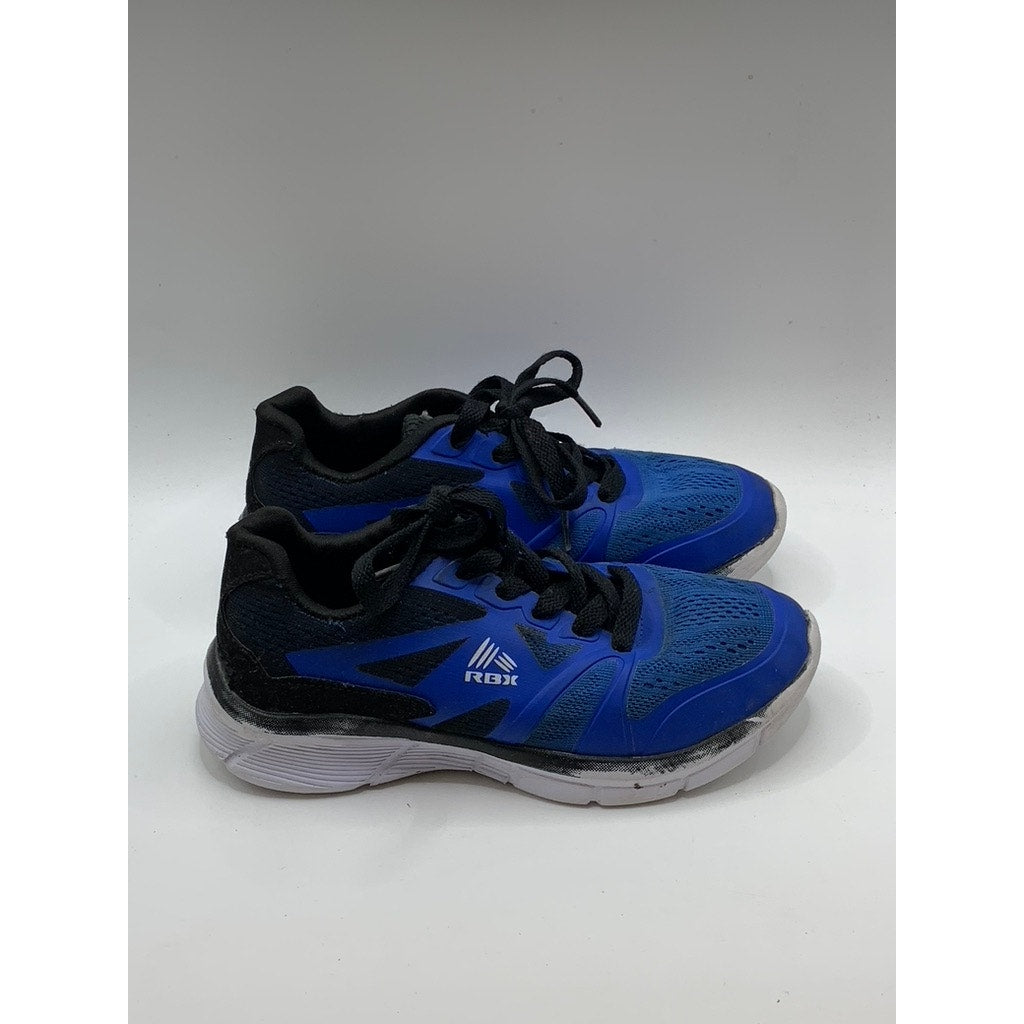 RBX Kids' Blue-Black Mesh Knit Running Shoes SZ 1