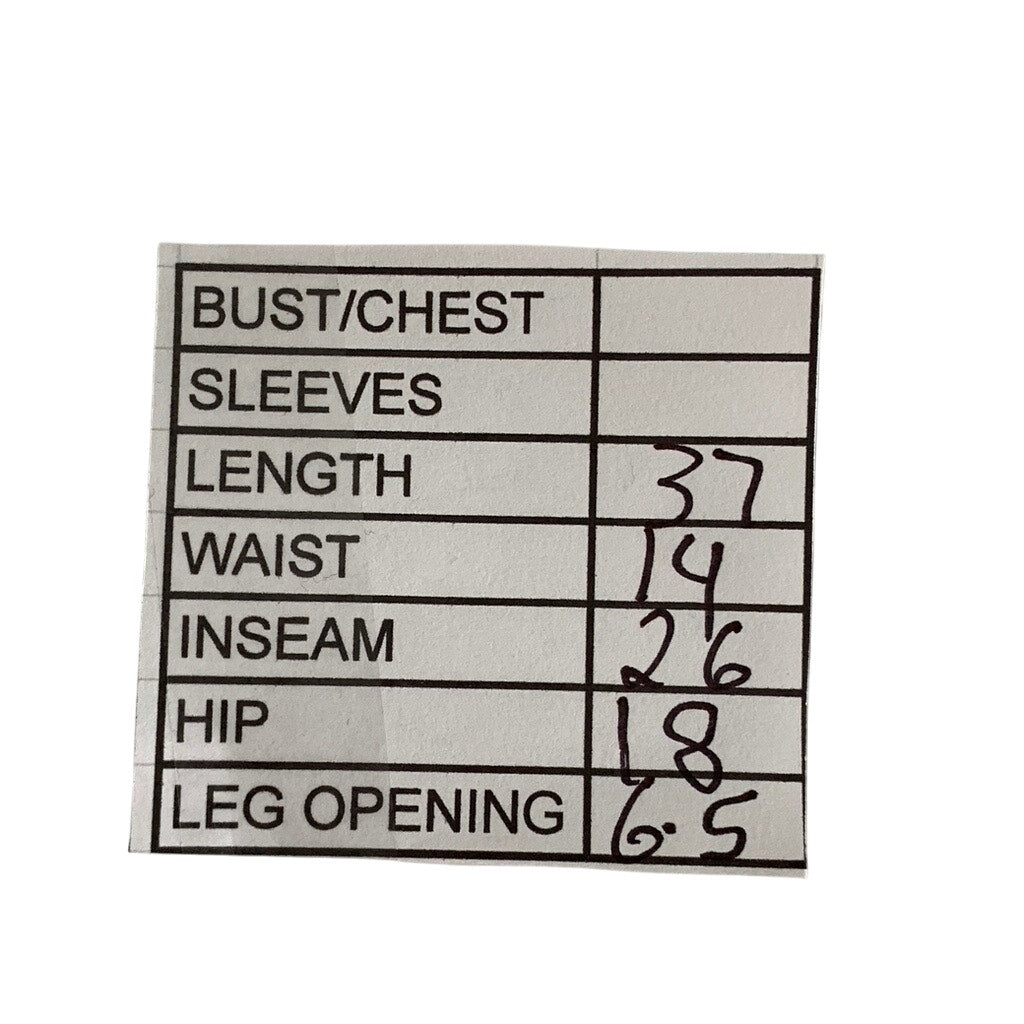 DICKIES Women's Vintage Y2K Blue Denim Cuffed Five-Pocket Jeans SZ 5/27