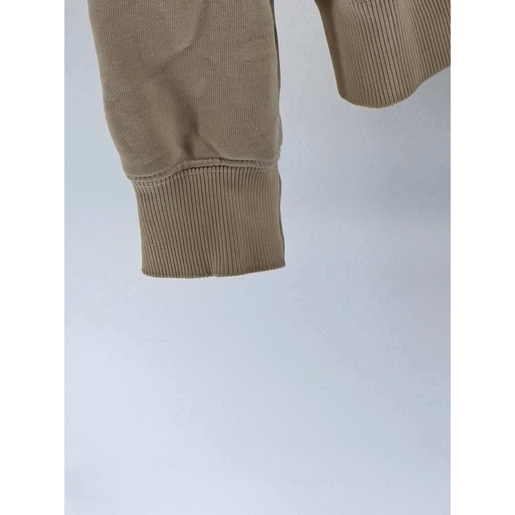 PEGADOR Men’s Tan Oversized Long Sleeve Pullover Casual Hoodie SZ L