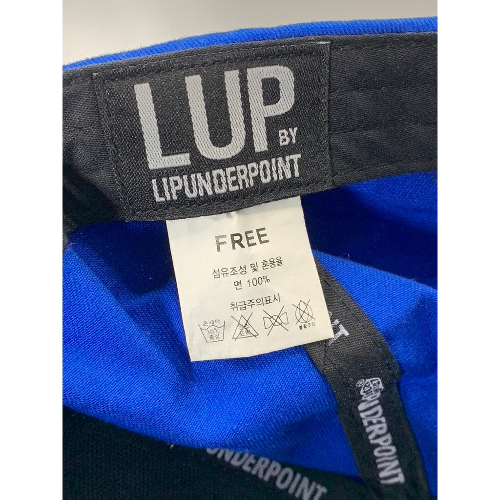 LUP BY LIPUNDERPOINT Men's Dark Blue Embroidered Walt Disney Logo Baseball Hat