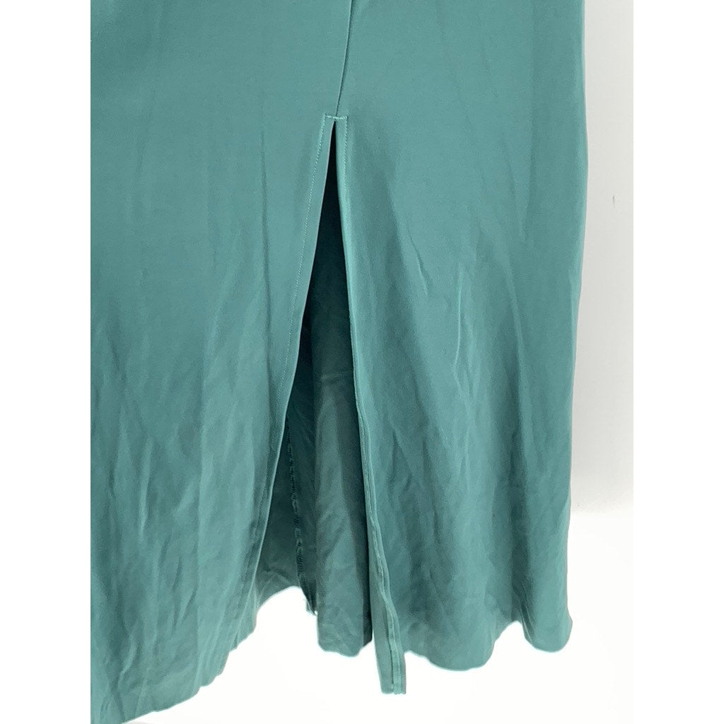 UNBRANDED Women's Plus Green Racerback Maxi Dress SZ 1X