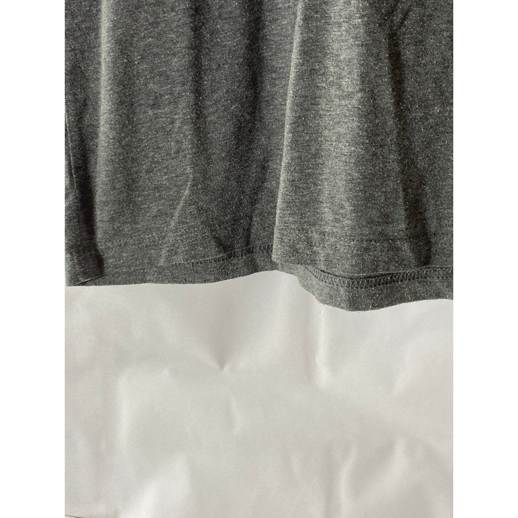 SPORTIQE APPAREL CO. Men's Gray Wagon Outpost Graphic Crewneck T-Shirt SZ M