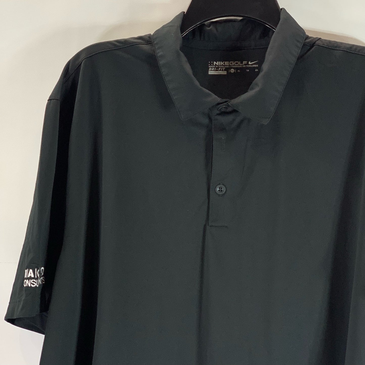 NIKE GOLF Men's Black Dri-Fit Victory Short Sleeve Polo Shirt SZ XL