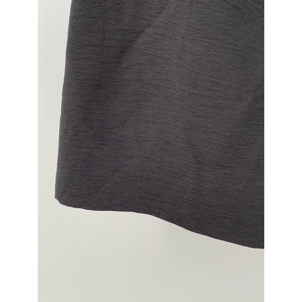 J.CREW Women's Black Solid Smocked Waist Pull-On Casual A-Line Mini Skirt SZ 00