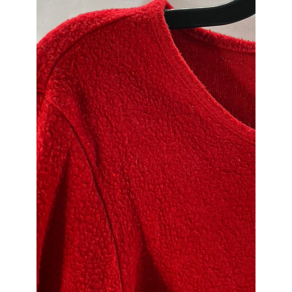 I.N. SAN FRANCISCO Juniors’ Red Knit Button-Up Long Sleeve Cardigan SZ S