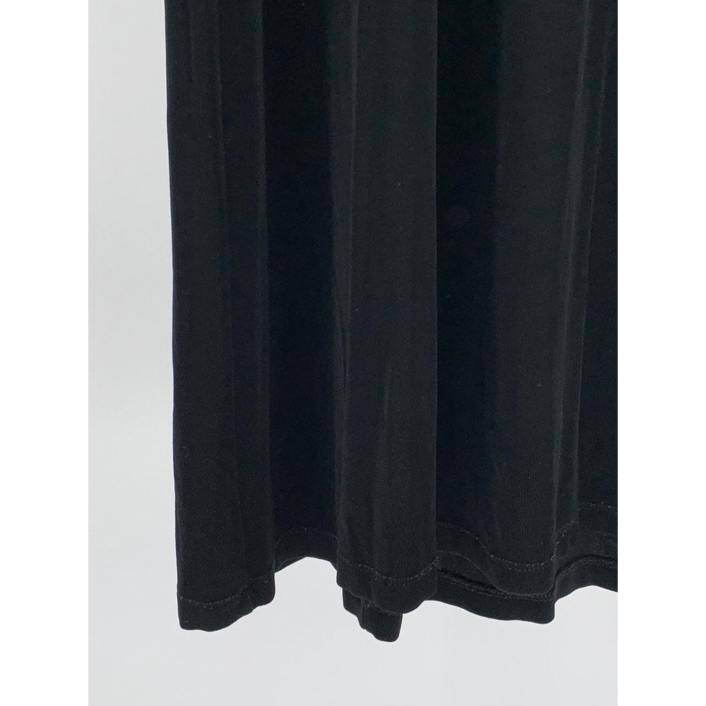 COLDWATER CREEK Women's Vintage Petite Black Short Sleeve Maxi Dress SZ PL