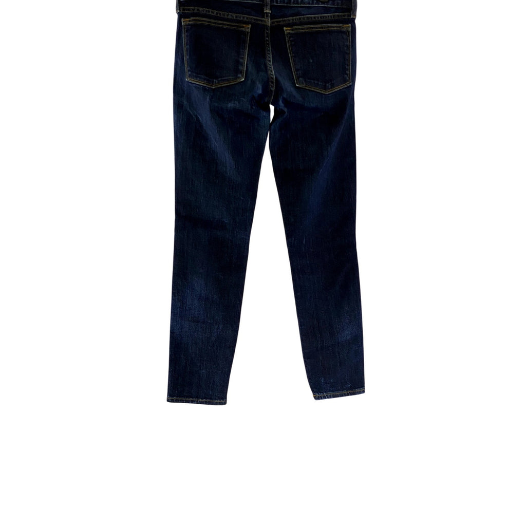J. CREW Women's Dark Blue Denim Toothpick Skinny-Leg Five-Pocket Ankle Jean SZ27
