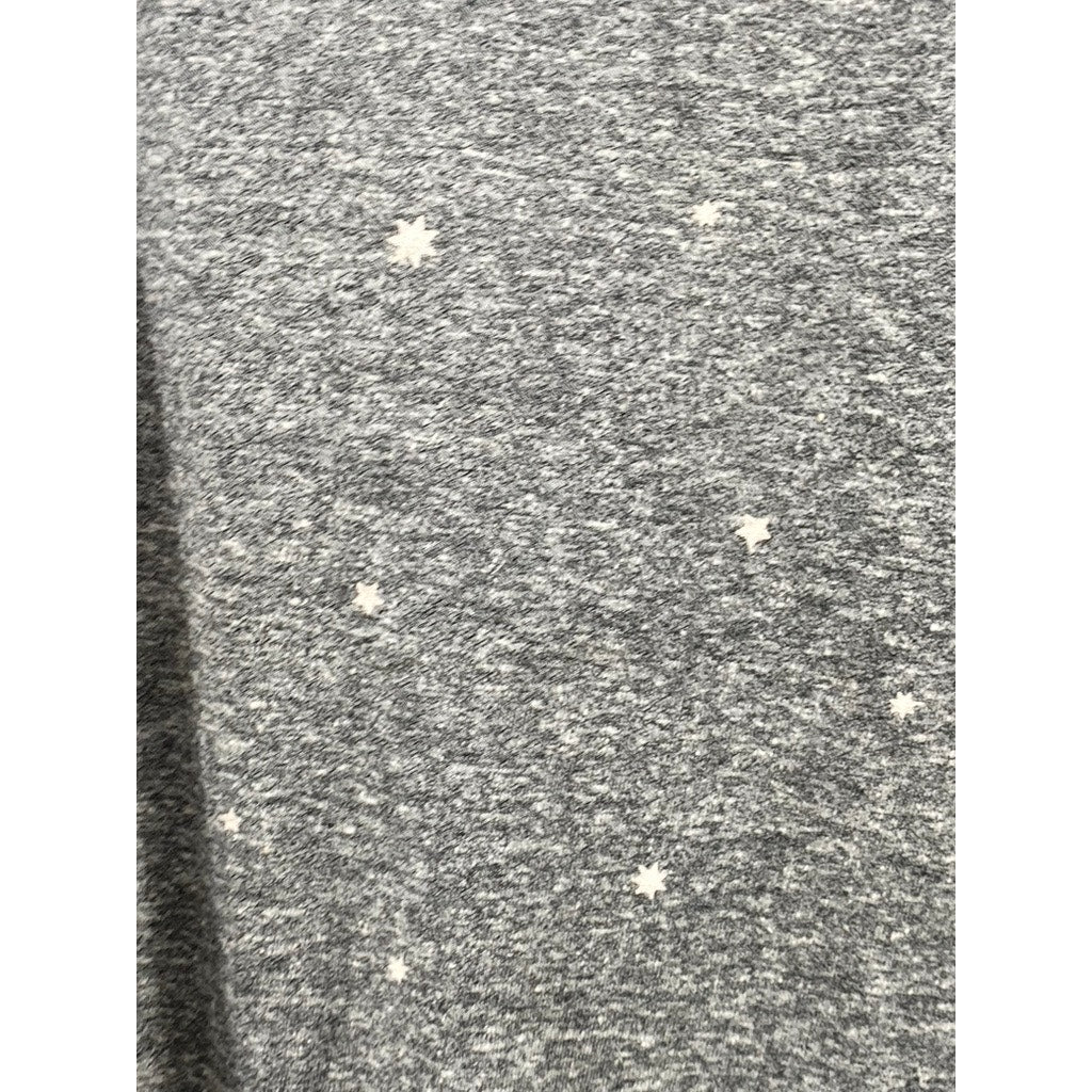 CURRENT/ELLIOTT Women's Heather Gray Star Relaxed Fit Crewneck Tank Top SZ 0