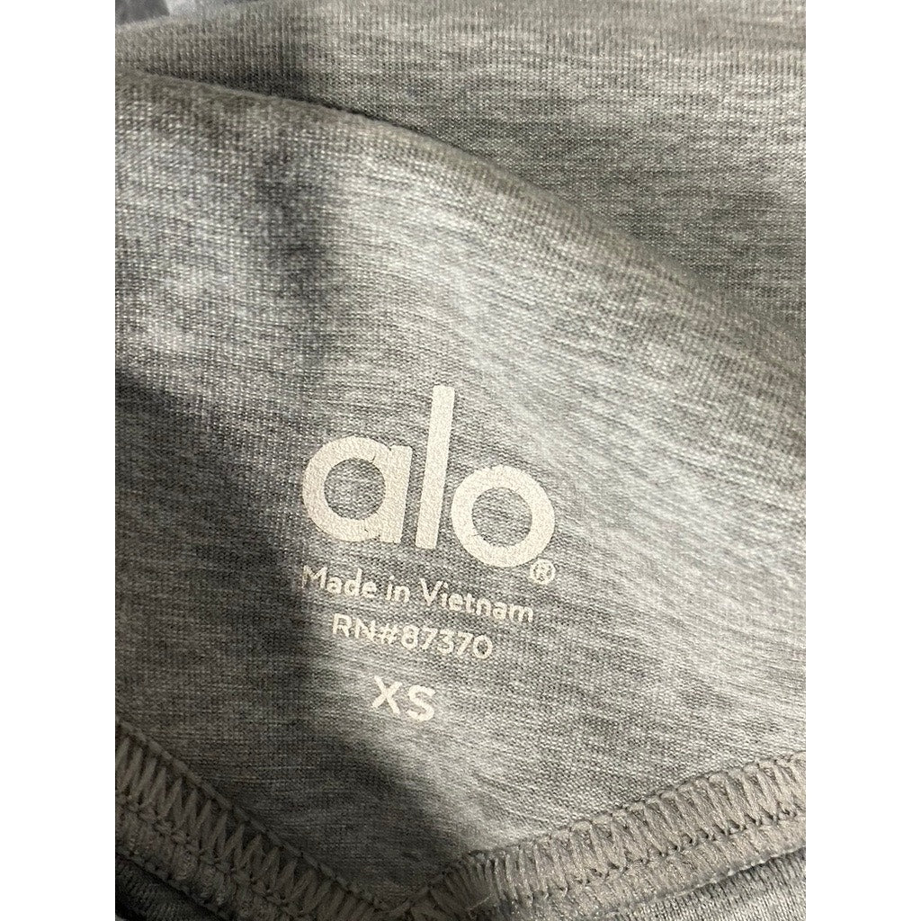 ALO YOGA Women's Athletic Heather Grey Highwaist Alosoft Leggings SZ XS