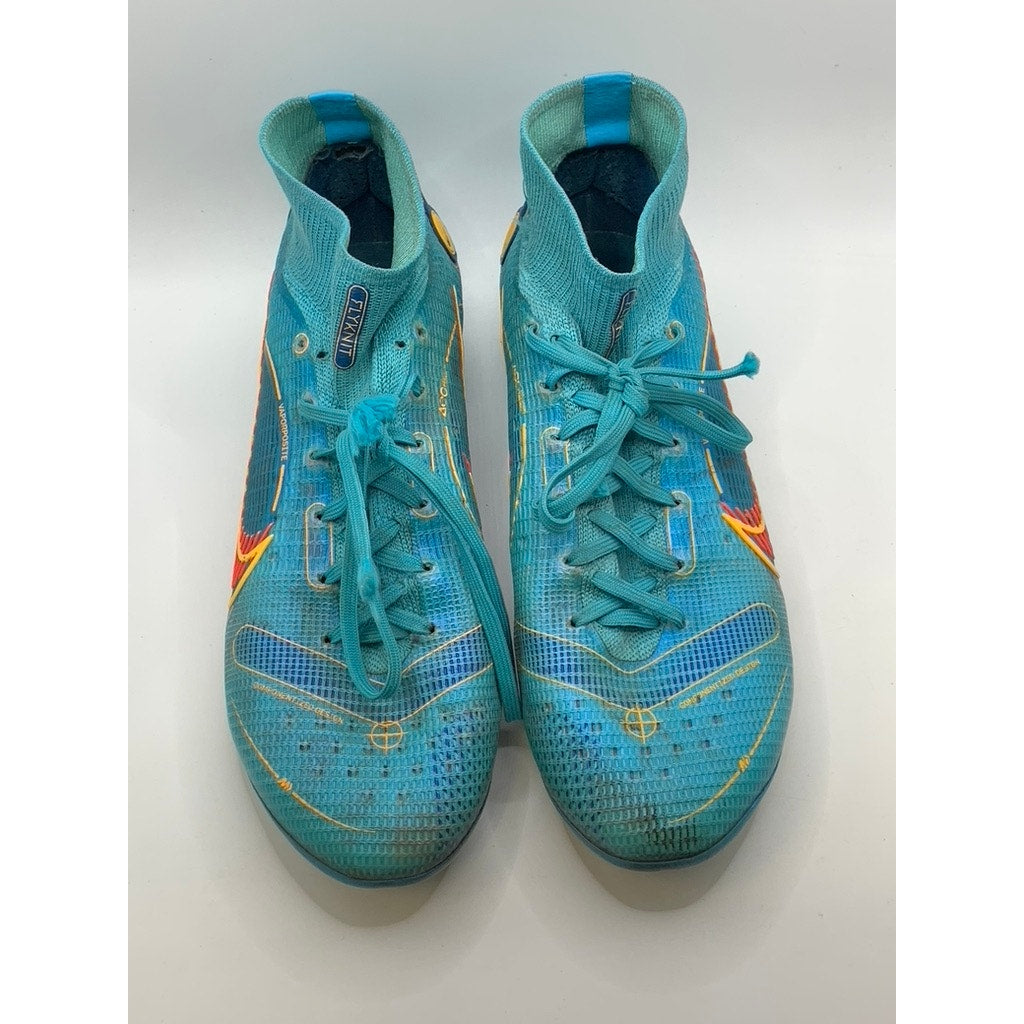 NIKE Women's Teal Blue Murcurial Fit360 FlyKnit Soccer Cleats SZ 7.5