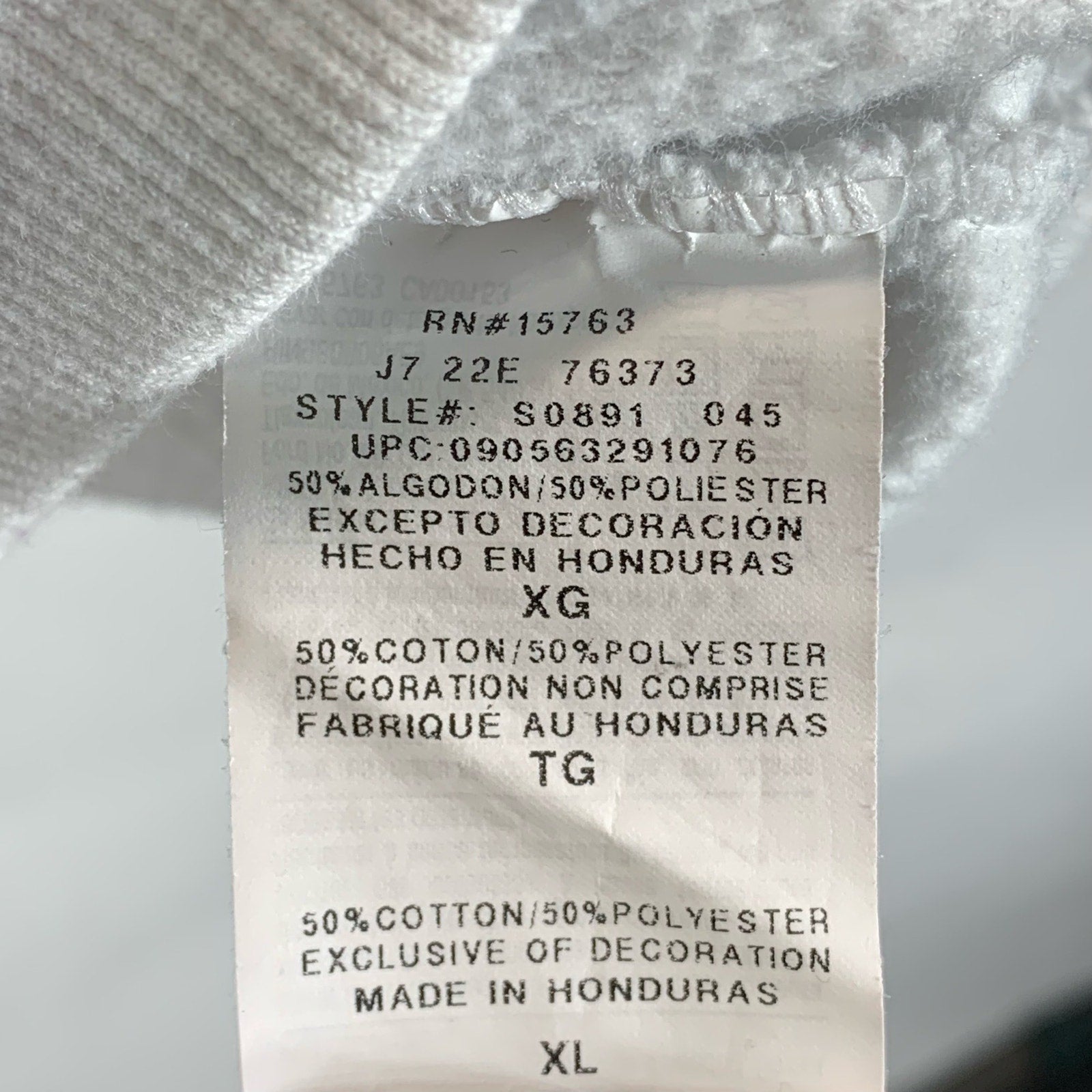CHAMPION Authentic Athleticwear Men's White Hooded C-Logo Full-Zip Sweater SZ XL