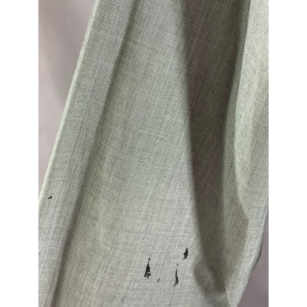 H&M Men's Gray Custom Made Slim Fit Easy Iron Button-Up Long Sleeve Shirt SZ M