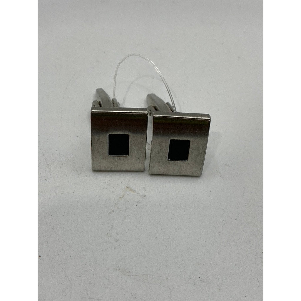 CALVIN KLEIN Men's Silver Square Cuff-Links