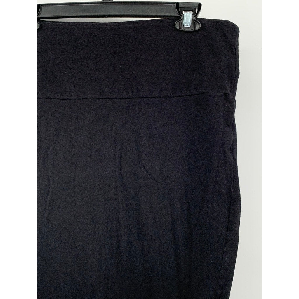 TORRID Women’s Black Solid Bodycon Mini Skirt SZ 1