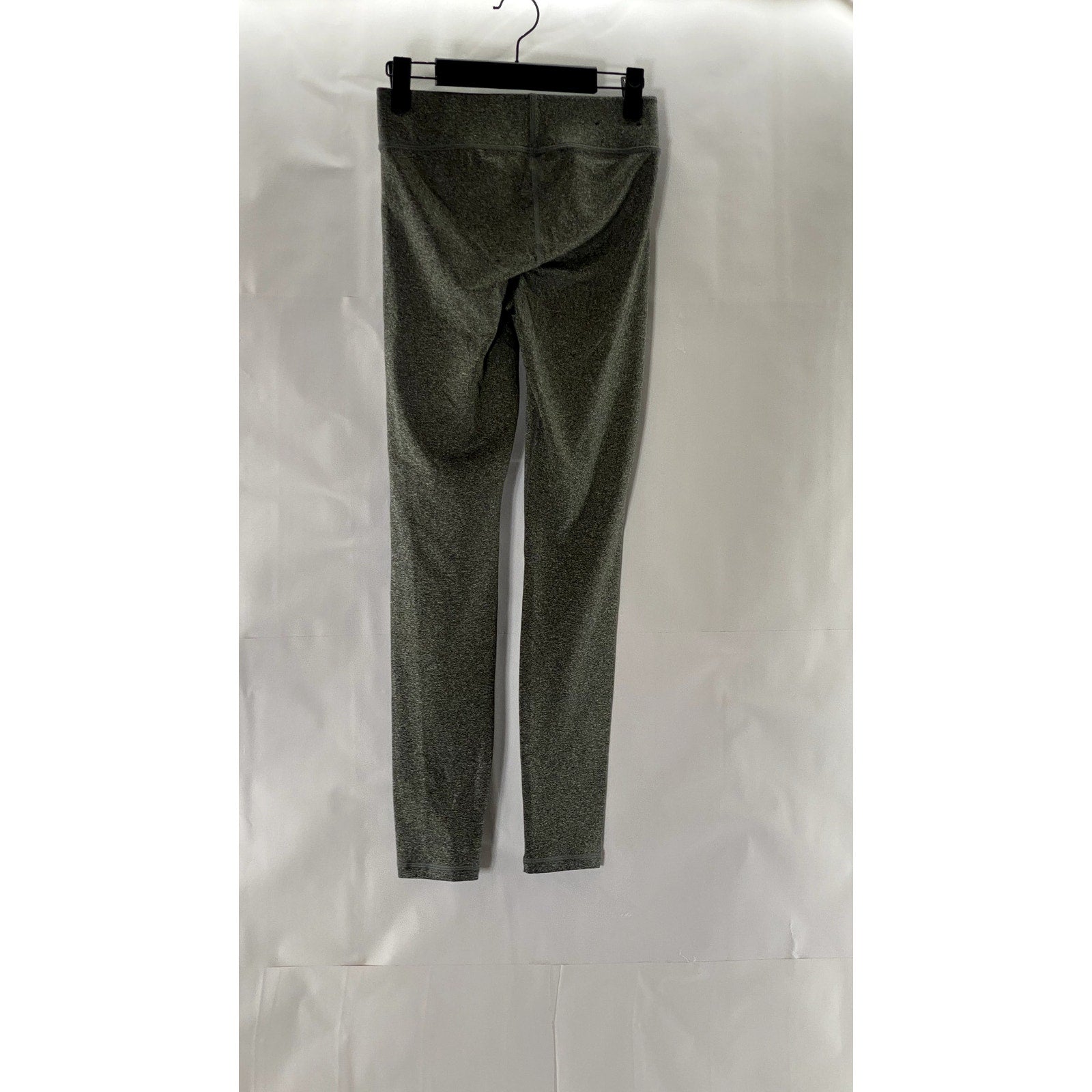 UNDER ARMOUR Women's Charcoal Light Heather ColdGEAR Pull-On Leggings SZ S