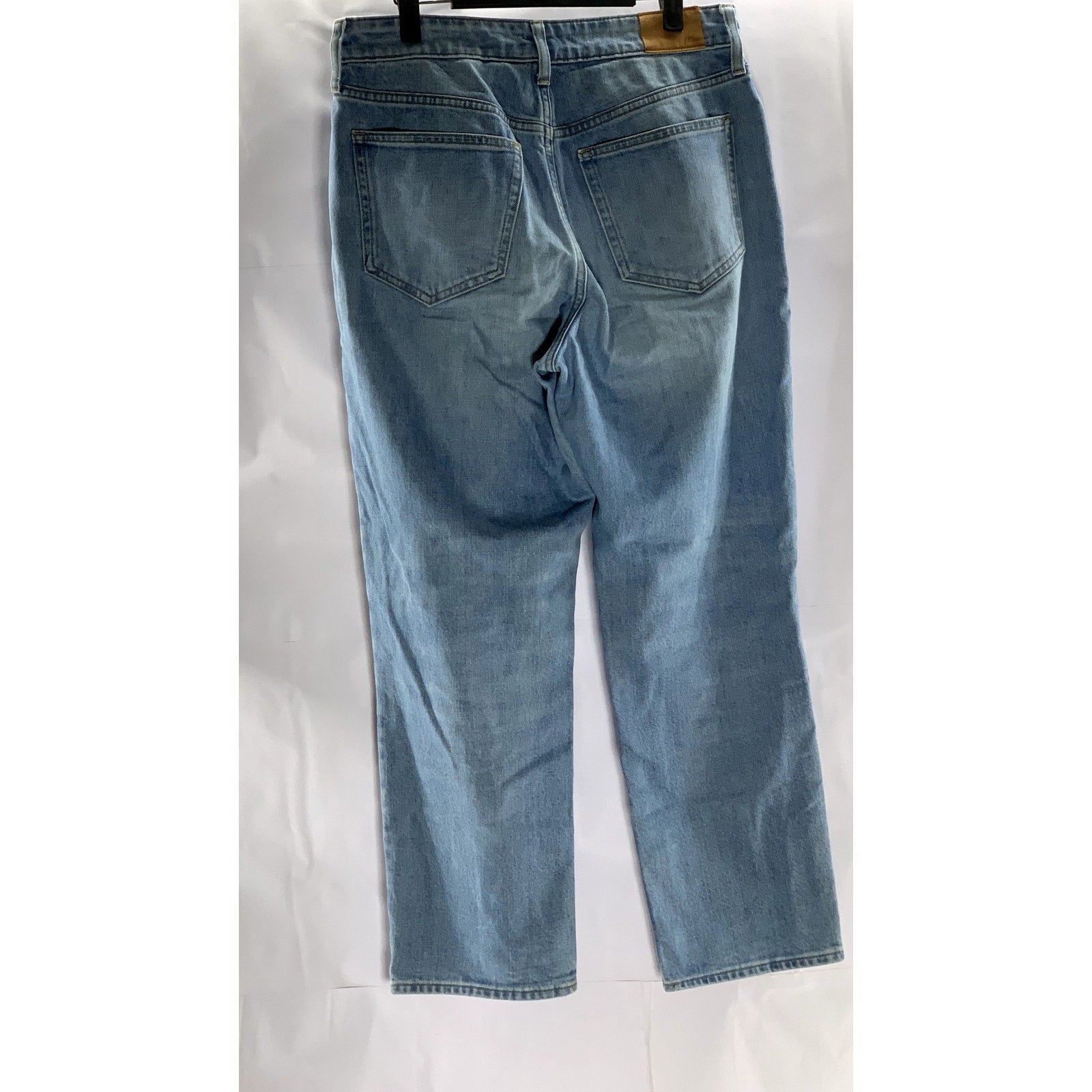 J.CREW Women's Light Blue Classic Straight Curvy High-Rise 90's Denim Jean SZ 28