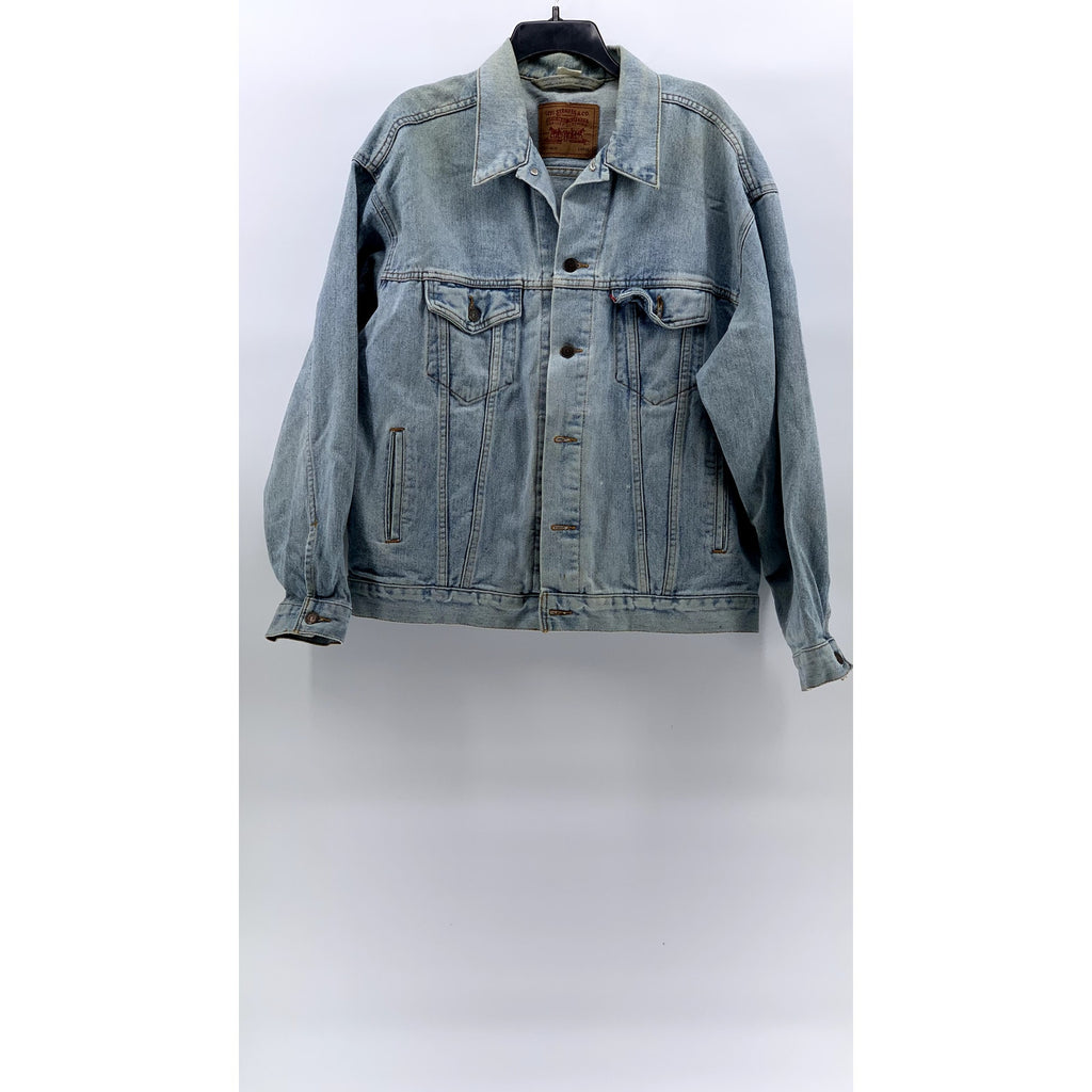 LEVI'S Men's Vintage Classic Trucker Button-Up Long Sleeve Denim Jacket SZL